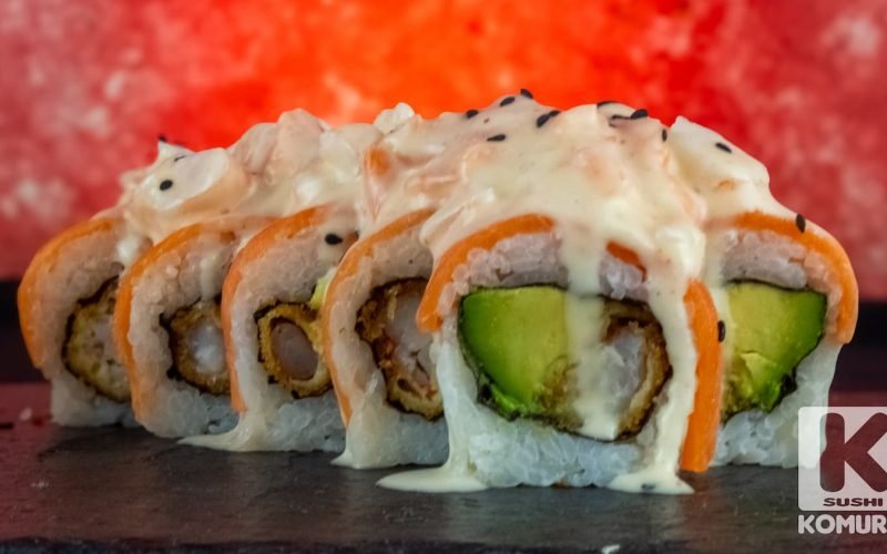 SAKE EBI ACEVICHADO ROLLS